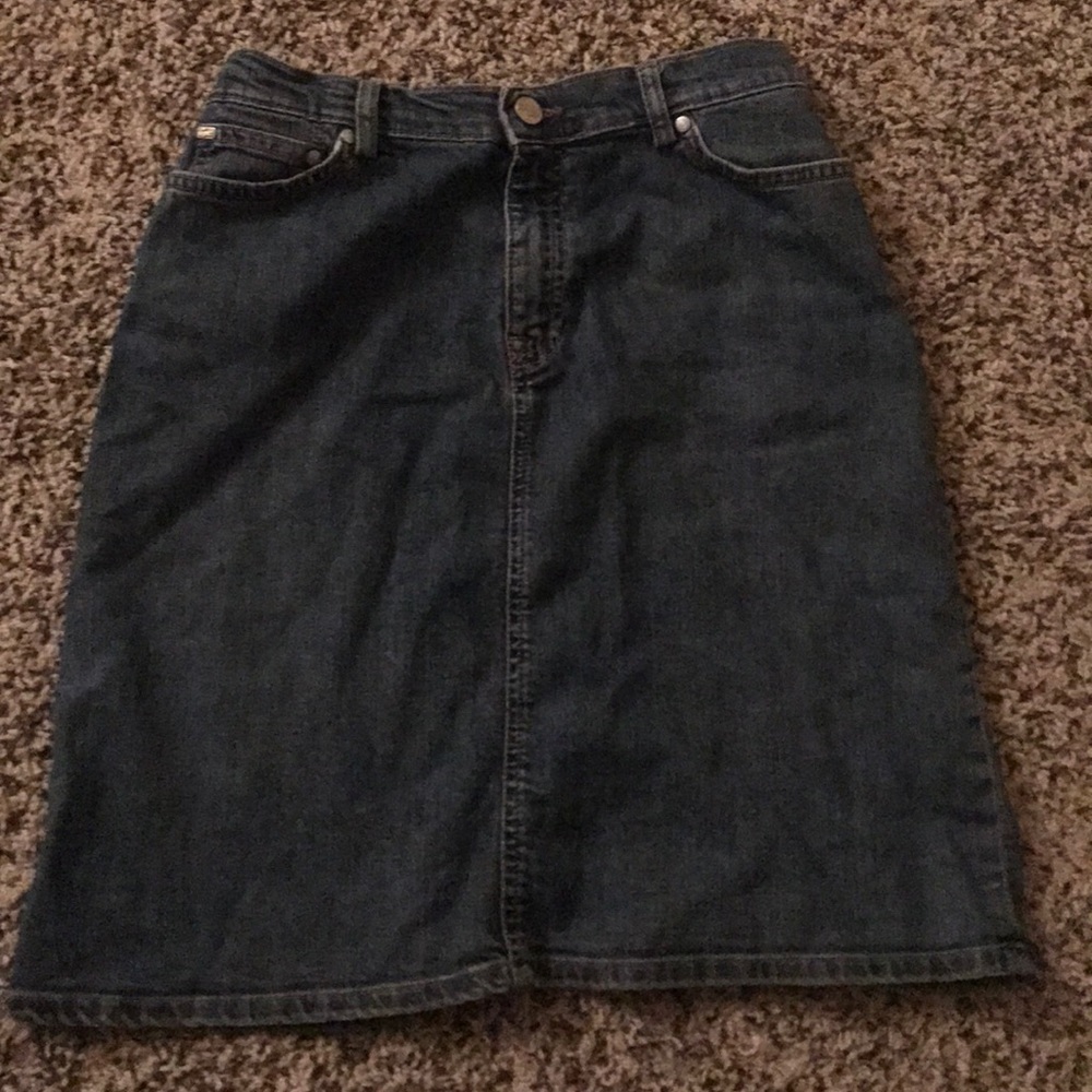 Lacoste Jean Skirt Knee Length